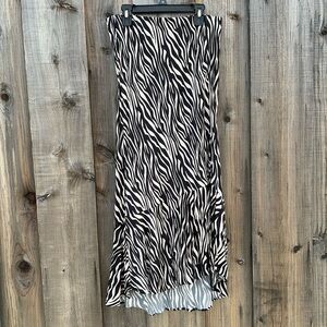 Anthropology Animal Print Skirt